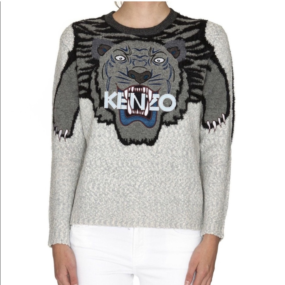 KENZO Tiger Intarsia Sweater
